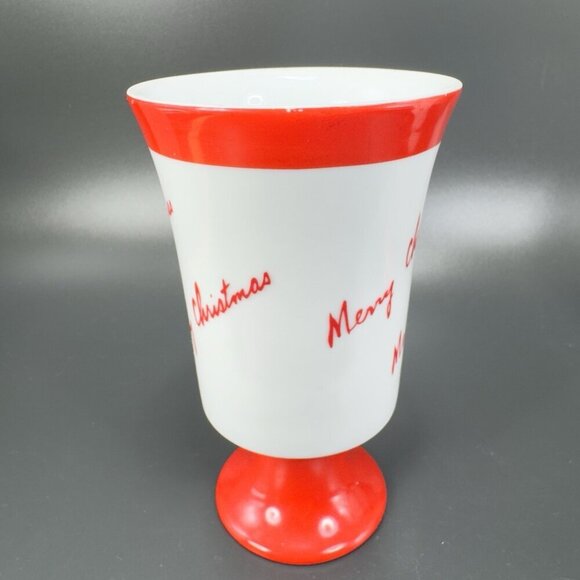 FINE SEYEI CHINA MERRY CHRISTMAS CUP MUG Footed Cups Mugs Set 2 Porcelain Japan - Picture 11 of 16